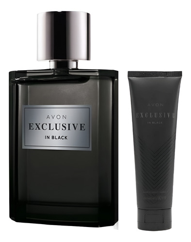 [MLA2037537428] Perfume Exclusive In Black + Shampoo Cabello Y Cuerpo Avon