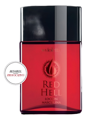 [MLA2037150964] Perfume Masculino Red Hell  By Violetta - Eau De Toilette -