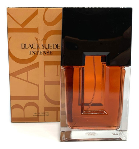 [MLA2037124928] Perfume Masculino Spray Black Suede Intense Avon
